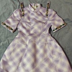 Shushu/tong purple dress